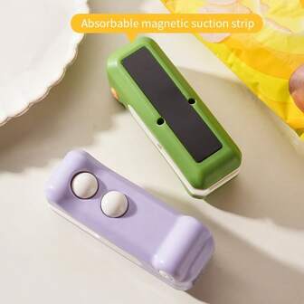 OBOVAY 1 pieza Selladora de calor mini, selladora de bolsas para almacenamiento de alimentos, selladora de bolsas de aperitivos