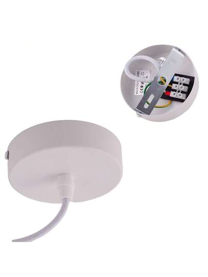 Alpinaluz "KIRA" Hang Lamp In Wit Metaal Hout Sc inavian Moderne E27 view 7