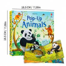 Lachilly Usborne立体书英文故事书，3D图画儿童早期教育动物认知书，学前互动活动图画书，儿童睡前故事书