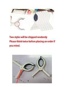 5 件装重型塑料沙滩巾夹 - 可将毛巾、衣服和毯子牢固地固定在晾衣绳或挂架上晾干，衣夹，防风衣夹，大号晾衣夹，用于晾衣绳，用于椅子，特大号塑料衣夹，用于泳池躺椅，用于沙滩椅的安全夹，颜色随机 - 彩色 - 查看 10