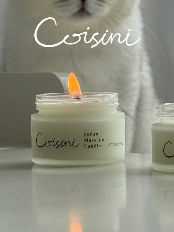 1/2/3 pièces Ensemble de bougies de massage à la cire de soja Cosini Body Serum, coffret cadeau parfumé pour un rituel romantique DIY, décoration de la pièce, cadeaux de Noël, cadeaux pour femmes, cadeaux pour la meilleure amie, cadeaux de remise des diplômes, cadeaux d'anniversaire, cadeaux de mariage, cadeaux pour l'amant, souvenirs de mariage, décoration d'intérieur