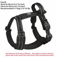 1 pièce Harnais pour animaux de compagnie pour l'extérieur, doux et confortable, respirant. Harnais réfléchissant ajustable anti-rupture pour chiens de petite et moyenne taille pour la promenade et le jogging - Multicolore - Voir 16