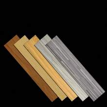 10pcs Self-Adhesive PVC Wood Grain Floor Stickers, Wear-Resistant And Waterproof, Suitable For Kitchen/Living Room/Bedroom Floor Covering