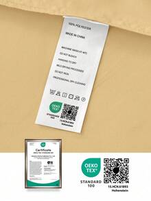 Bộ ga trải giường 100% polyester - Mềm mại & Bền chắc, Nhiều màu sắc để lựa chọn (Xanh dương, Vàng, Hồng, Xanh xám) - Có thể giặt máy, Dễ bảo quản, Ga trải giường thoải mái | Thiết kế hiện đại | Chất liệu mềm mại, đạt chứng nhận Oeko-Tex - Màu vàng trâu - Xem 9