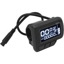 Yunir Pantalla LCD Eléctrica, EN06 Pantalla LCD Impermeable de 6 Pines con Soporte, Interfaz de Faro, 24V 36V 48V 60V, Medidor de Pantalla LCD de Ciclismo para Manillar de 22,2 Mm - 1 - Ver 4