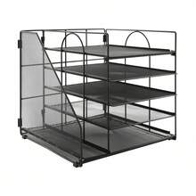 Paper Collection Tray, Desktop Organizer, Desktop Organizer With Folder Holder