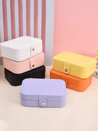 Organizador de joyas para viajes, caja de joyas con inicial personalizable, organizador de joyas multifuncional, organización y almacenamiento de joyas, caja de joyas compacta, organizador de maquillaje, organizador de esmalte de uñas, esenciales de viaje, esenciales de crucero, esenciales de viaje, para anillos, collares, pendientes, almacenamiento de joyas, regalos para mujeres, regalos de Navidad, ideas de regalo para mujeres