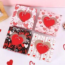 Heart Candy Gift Box With Window Valentines Day Chocolate Cookie Packaging Paper Boxes Wedding Birthday Party Supplies - Multicolor - View 4