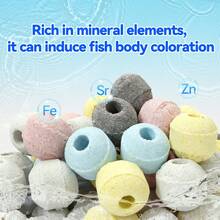 Anéis de nano cerâmica, esferas/blocos de quartzo para filtro, nanoesferas, esferas bioquímicas - Materiais avançados de filtragem bioquímica adequados para aquários/lagos, multicoloridos e multitamanhos. - Multicolorido - Ver 6