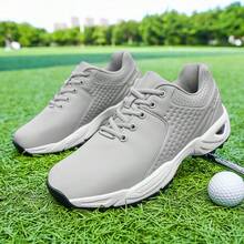 Fashionable Minimalist Anti-Slip Design Golf Shoes, Unisex Outdoor Casual Sports Shoes With Multi-Function Grass Training Strong Grip, Suitable For Daily Commute And Golf Course - Grey - View 14