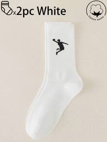 40 piezas/30 piezas/24 piezas Calcetines deportivos cómodos unisex, calcetines largos para hombres, adecuados para deportes y entrenamiento, calcetines largos para mujeres, uso casual y de negocios, antibacterianos, suaves, negros y blancos, resistentes al olor, transpirables, suaves y ligeros, adecuados para otoño/invierno, 20 piezas/10 piezas/8 piezas/6 piezas/4 piezas/2 piezas