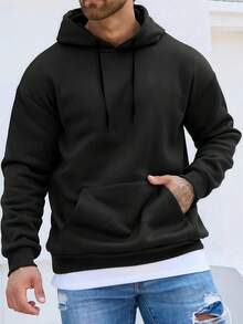 1 Pieza Sudadera Inspiradora para Hombre con Las Oportunidades No Te Llegan,ú Las Creaú Mismo Impreso en la Parte Posterior - Estilo de Letras Negras, Sudadera Casual de Gimnasio de Ajuste Holgado, Adecuada para Todas las Estaciones, Ropa Deportiva Duradera Lavable aáquina - Negro - Ver 4