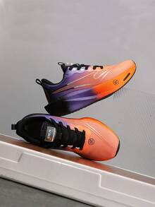 Jifffly 2025新款专业跑步鞋，透气百搭休闲运动鞋，男女皆宜，适合情侣、青少年、校园、竞速训练。 - 虹彩色 - 查看 2