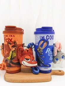 Disney 500ml Cartoon Character Insulated Tumbler, Travel Mug, Party Gift Cup - Multicolor - View 4