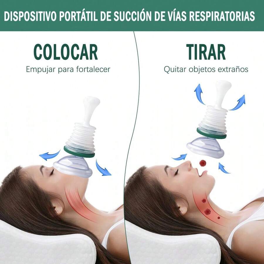 LEKOU 2PCS Dispositivo De Rescate De Asfixia Portátil Profesional, Dispositivo Anti Asfixia Para Capacitación En Primeros Auxilios En  De Asfixia, Dispositivo De Asfixia Para Adultos y Niños - 1 - Ver 1