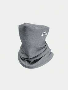 1pc Solid-Colored Face Mask, Available In Black And Gray, Provides Warmth, Windproofing, And Dustproofing. It Is Unisex And Suitable For Winter Sports, Cycling, And Training - Multicolor - View 4