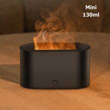 130ml Colorful Flame Air Aroma Diffuser Humidifier,Ultrasonic Essential Oil Diffuser With Aromatherapy,No Water Intelligent Power Off,Noiseless Essential Oil Diffuser For Home Bedroom Office,Yoga,Aromatherapy Diffusers Mist Maker Fragrance Essential Oil Aroma,Home Decorations,Multifunctional Humidifier,Ideal Gift For Wedding Anniversary Birthday Christmas Halloween
