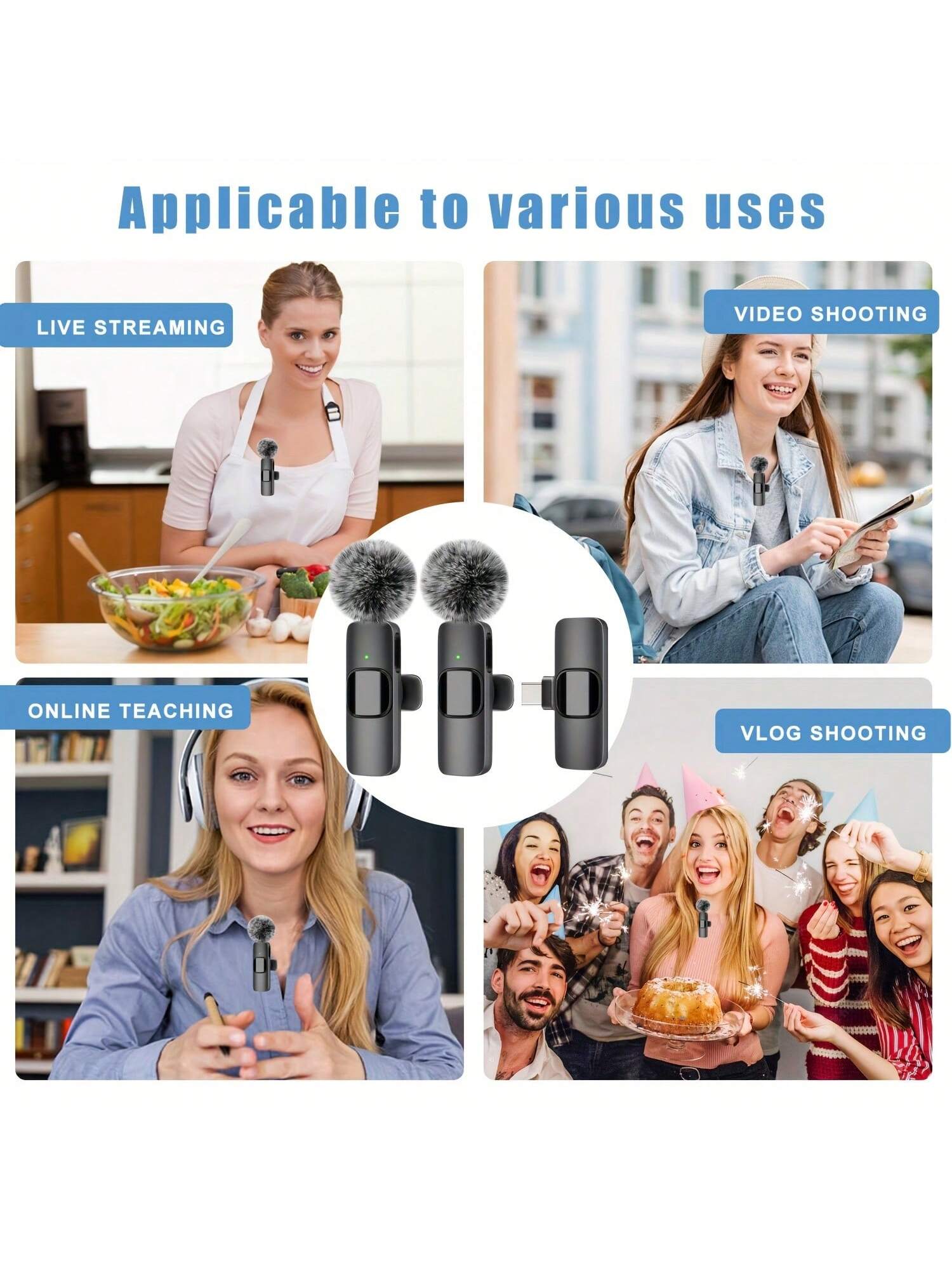 نظام ميكروفون لاسلكي صغير (لافالييه): ميكروفون لاس...