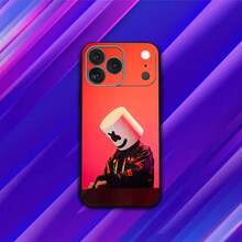 Music M-MarshmelloS Phone Case Covercompatible with  17,16,15,14,13,12,11,Pro,Max,Plus,X,XS,SE4,E,Mini,Soft Black Case,Covercompatible with  17 Hülle, 17 pro Hülle, 17 promax Hülle - Z3 - Übersicht 5