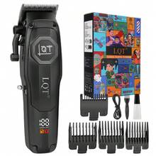LQT Professional Hair Clippers, Cordless Electric Hair Trimmer For Men, USB Charging& Digital Display, Hair Tools For Men, Household Barber Supplies, Christmas Dad Gifts, Men's Gifts - Multicolor - View 2