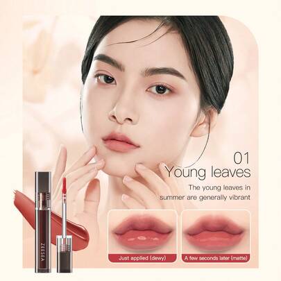 Zeesea Long-Lasting Matte Lip Glaze, Not Easy To Fade, Moisturizing