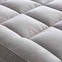 豪华便携式日式榻榻米床垫，可折叠 - 柔软舒适，透气性佳，100% 低过敏性，加厚榻榻米床垫，适合旅行、露营、卧室和客房 - 全尺寸，四季皆宜！万圣节、圣诞节、新年及日常使用的绝佳礼物 - 灰色 - 查看 7