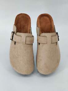 Women's Spring New Round Toe Thick Sole Comfortable Slip-On Casual Fashion Mule Shoes