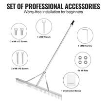 Garden Rakes - 1915 X 914 X 100 mm - View 4