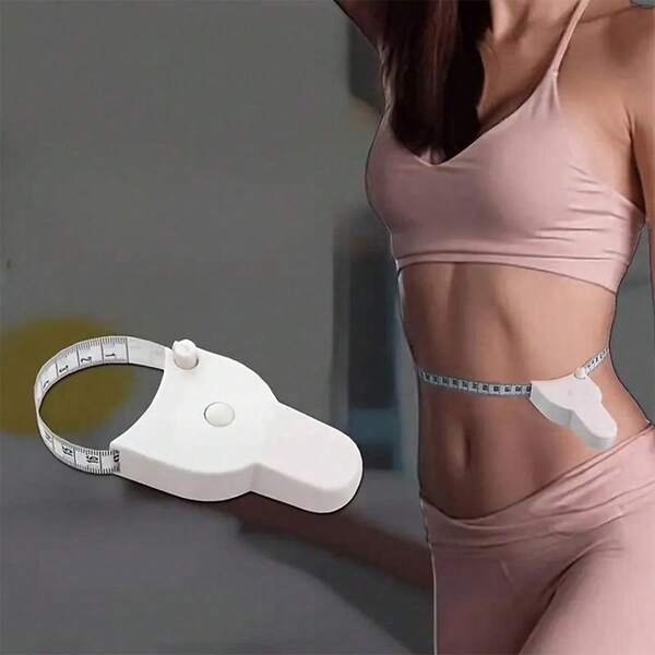 1pcs Automatic Measuring Circumference Ruler Measuring Body Legs Waist Chest Three Circumference Measurement Ruler Multifunctional Portable Soft Ruler For Figure Management, Travel Gift, Easy To Carry
