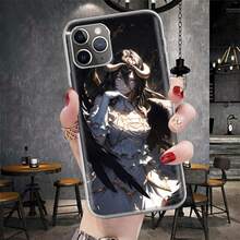 Albedo Overlord Anime Soft Phone Case Cover Compatible With  11 17 Air 16E 16 Pro Max 15 + 14 Plus 13 Mini 12 Apple 7 SE 8 Fundas Coque Case, Cover Compatible With  17 Case,  17 Pro Case,  17 Pro Max Case - YA805-9 - 查看 12