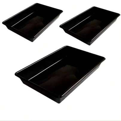 Kit 3 Bandejas Para Carrinho Auxiliar Cabeleireiro e multiuso