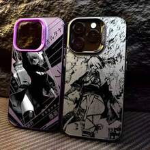 Funda de teléfono NieR: Automata COOL compatible con 17 16 15 14 13 12 11 Plus Pro Max, multicolor, láser aurora, a prueba de golpes, para 17 Air - z2 - Ver 8