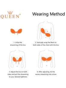 1 pieza de sujetador adhesivo invisible de talla grande, sujetador de silicona sin costuras de copa grande, con efecto push-up y lift-up, accesorio de ropa interior para mujeres, con diseño de cierre frontal, sujetador sin tirantes autoadhesivo, adecuado para vestidos sin espalda, uso casual, diario, trajes de baño, fiestas y citas.