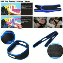 Milky Way 2-Piece Anti-Snoring Band Set With Chin Support Designed To Prevent Snoring, Enhance Sleep Quality, And Promote Restful Sleep. - Blue - View 3