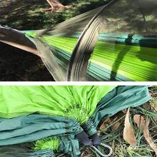 Automatic PopUp Mosquito Net Hammock 47.2x98.4in 210T Parachute Nylon Outdoor Camping Hammock With HighDensity Mesh Net 300KG Load For Travel Hiking - Camouflage - View 4
