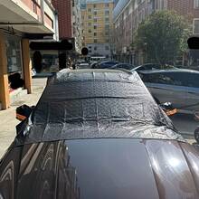 Magnetic Car Shield - UV, Snow, Dust Protection | Thickened Winter Frost Cover For Outdoor & Indoor Use - Multicolor - View 6