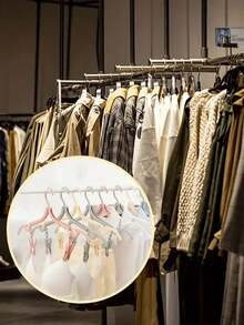 Cuier de haine pliabil portabil de călătorie - Plastic multicolor, Design antiderapant, Economie de spațiu, Livrare în culori aleatorii - Potrivit pentru depozitarea valizelor, Organizarea dulapului, Vacanță în croazieră/plajă, Rechizite pentru întoarcerea la școală - Suport de haine multifuncțional, Cuier pentru haine, Suport de uscare, Cuier antiderapant, Accesorii de călătorie, Articole esențiale pentru vacanță, Rechizite pentru vacanța de vară, Cuiere pentru magazine