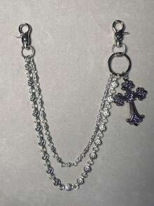 交叉裤链、钱包链、复古链、双层链、嘻哈朋克风、牛仔裤链、口袋链、男士钥匙链