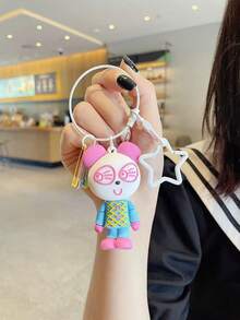 Rainbow Bracelet Keychain, Wrist Strap, Key Chain, Small Accessory, Practical Gift - Multicolor - View 6