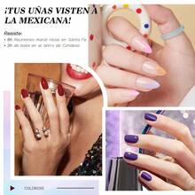 Coldrose 6-Color Semi-Permanent Gel Nail Polish Range - Multicolor - View 5