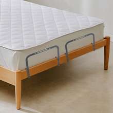 2Pcs Mattress Support Bars, Mattress Slide Stopper, Mattress Retainer Bar - Black - View 5