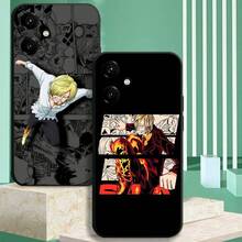 One Piece Sanji Compatible con  Honor Play 90 50 40 30 20 8T 7T 6T 5T 4T 3 Pro Plus 5G Funda de Teléfono a Prueba de Golpes Negra TPU Suave Borde Recto Funda Protectora Regalo, Tema de Anime, Carcasa Duradera, Material TPU, Entusiasta de la Tecnología, Usuario de - Mezcla de colores - Ver 4