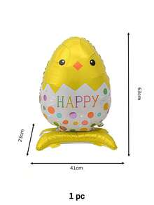 kumozawa 1pc 59-Inch Standing Rabbit Balloon, Indoor Atmosphere Background Photo Prop, Easter Balloon Set, Birthday Party Celebration Decor, Holiday Party Decoration - Multicolor - View 12