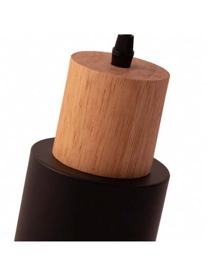 Alpinaluz "KIRA" Hang Lamp In Bruin Metaal Hout Sc inavian Moderne E27 view 4