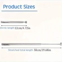 Heavy Duty 3-In-1 Telescopic Magnetic Pickup Tool - Extendable Magnetic Pickup Tool With Non-Slip Handle, Battery-Free (Manual Operation), Suitable For Automotive, Construction, Home, Plumbing, Electrical - Professional And DIY Use, Multi-Surface Applicable - Multicolor - View 6