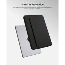 Tomtoc Slim Laptop Sleeve For 15-Inch New  Air M4/A3241 2025 M3/A3114 M2/A2941 15-Inch Microsoft Surface Laptop 5/4/3  XPS 15 Plus  Water-Resistant Protective Laptop Case Bag