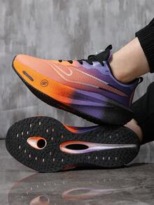 Jifffly 2025新款专业跑步鞋，透气百搭休闲运动鞋，男女皆宜，适合情侣、青少年、校园、竞速训练。 - 虹彩色 - 查看 4