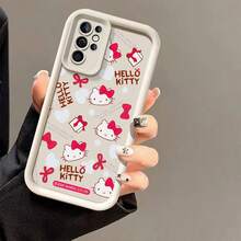 Miniso Phone Case With Hello Kitty Print, Featuring Multiple Hello Kitty Faces, Red Bows, Gift Boxes, Hearts & "HELLO KITTY"   For Samsung Galaxy S25 Ultra/S25 Plus/S25/ Galaxy S24 Ultra/S24 Plus/S24/S24 FE/S23 Ultra/S23 FE/S22Ultra/S22 Plus/S22/S21 Ultra/S21 Plus/S21/S21 FE/A13/A14/A15/A16/A17/A33/A34/A35/A36/A52/A53/A54/Galaxy Note20Ultra/Galaxy Note20,Galaxy S25 Case,Galaxy S25 Case,Galaxy S25 Ultra Case Plus Stocking Stuffers,The Girlfriend,The Chosen,Early Fall Fashion. - 粉色 - 查看 4