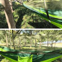 Automatic PopUp Mosquito Net Hammock 47.2x98.4in 210T Parachute Nylon Outdoor Camping Hammock With HighDensity Mesh Net 300KG Load For Travel Hiking - Camouflage - View 6