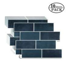 4/10pcs Modern Subway Tile Peel And Stick Backsplash - Waterproof, Stain-Resistant, Easy DIY Installation. Removable Self-Adhesive Wall Tiles For Kitchen, Bathroom Backsplash, Suitable For Holiday Decoration, Wall Stickers, Vinyl Decals, Home Decor, Spring Decorations, Refresh Your Home, Rama Decorative Stickers, Birthday & Graduation Gifts. - Multicolor - View 26